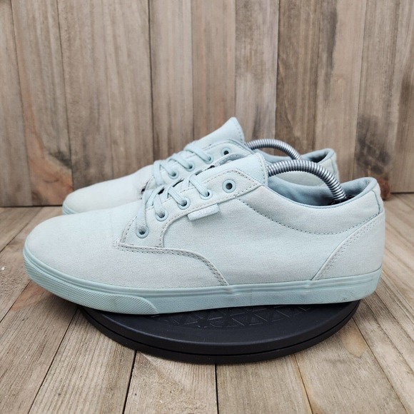 Vans Shoes - Womens Vans Authentic size 8.5 Green Canvas Athletic Shoes